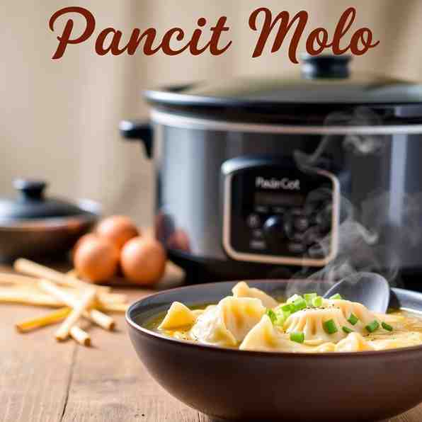 Chicken Dumpling Slow Cooker Recipe - Try Pancit Molo